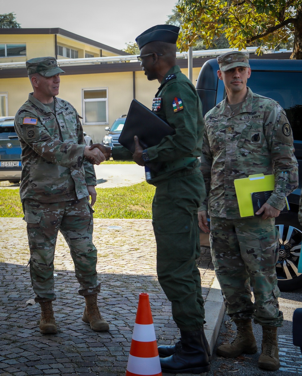 US, Central African Republic hold garrison management engagement in Italy