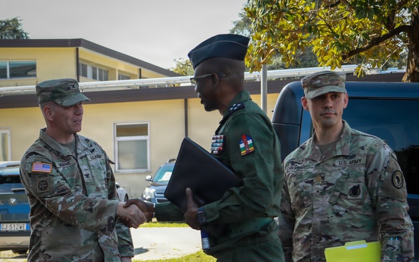 US, Central African Republic hold garrison management engagement in Italy