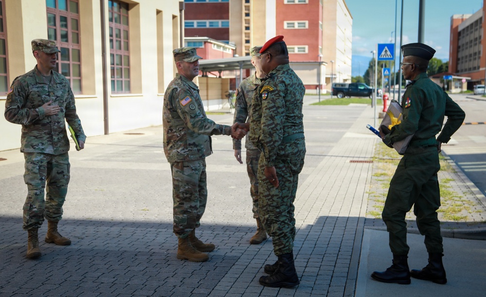 US, Central African Republic hold garrison management engagement in Italy