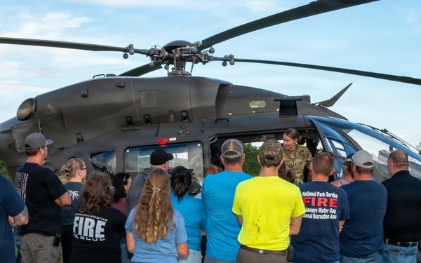 Pa. National Guard conducts helicopter orientation for emergency responders