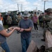 Practicing crisis crowd control and supply distribution at Patriot 26