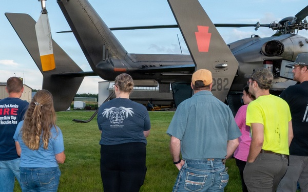 Pa. National Guard conducts helicopter orientation for emergency responders