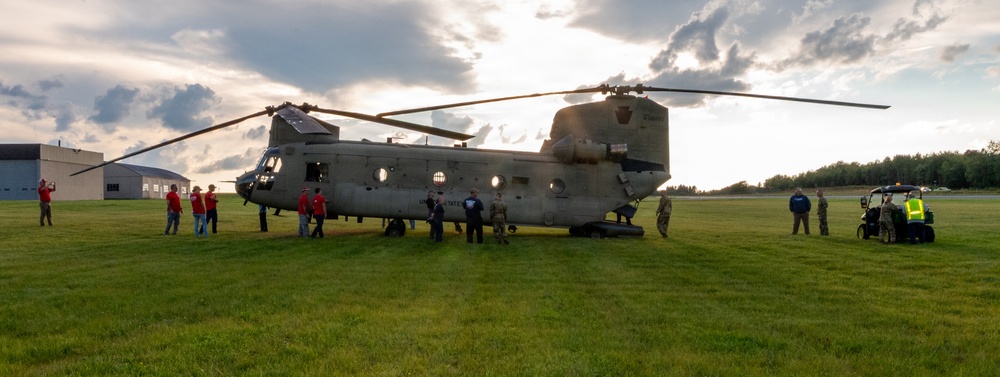 Pa. National Guard conducts helicopter orientation for emergency responders