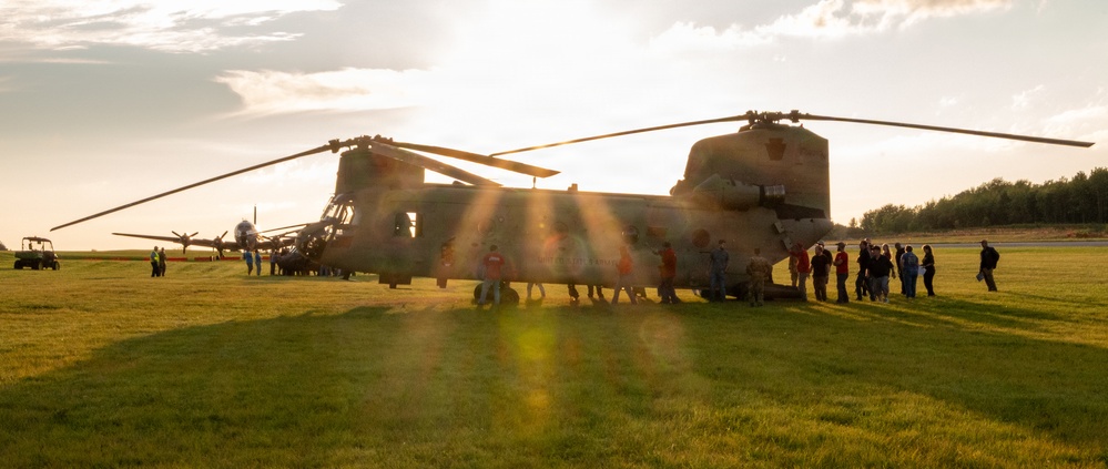 Pa. National Guard conducts helicopter orientation for emergency responders