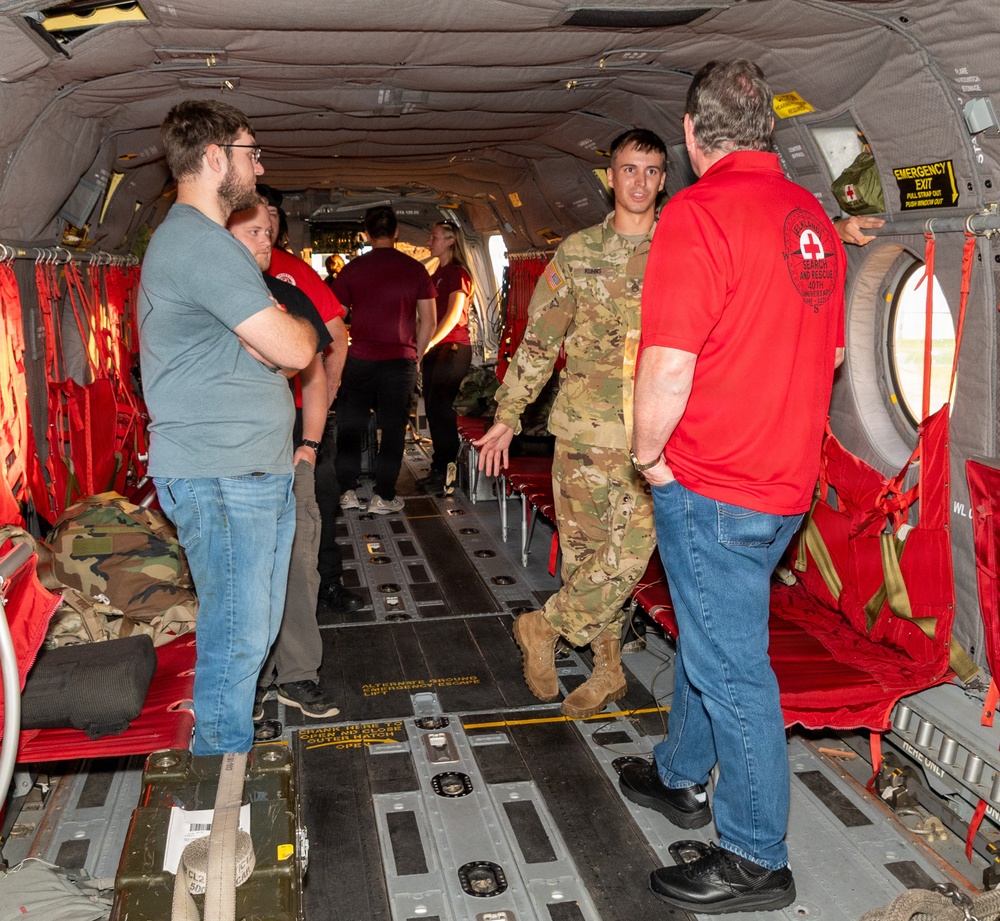 Pa. National Guard conducts helicopter orientation for emergency responders