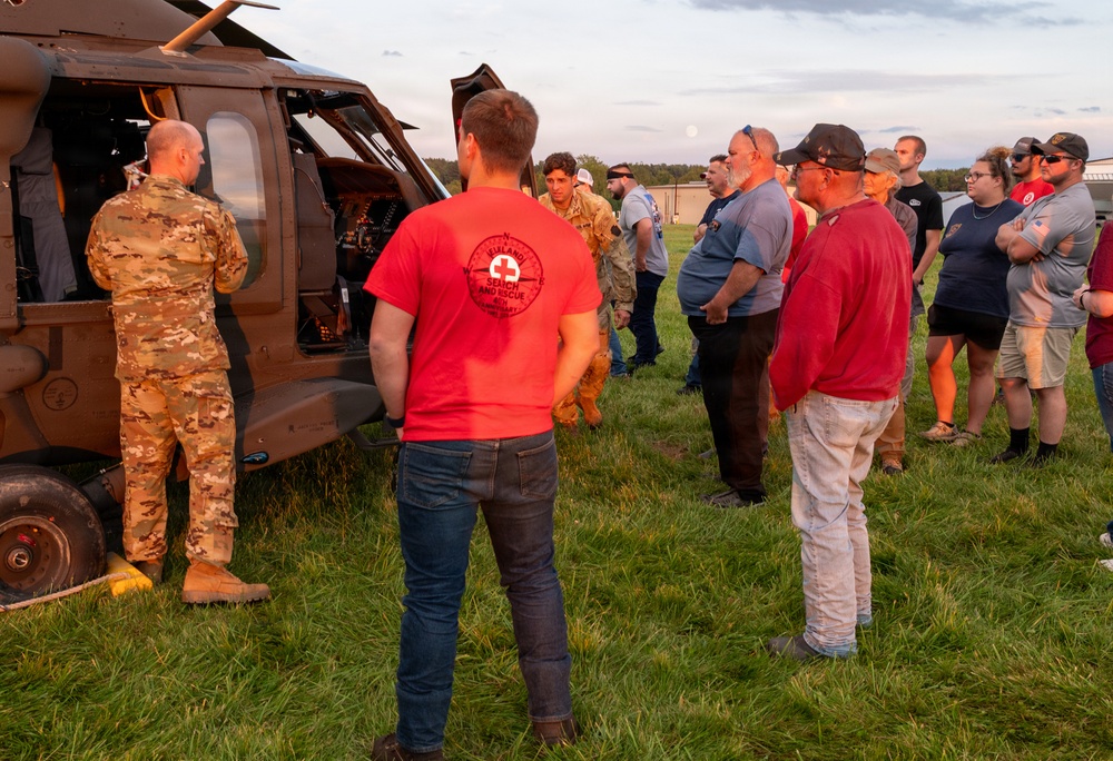 Pa. National Guard conducts helicopter orientation for emergency responders