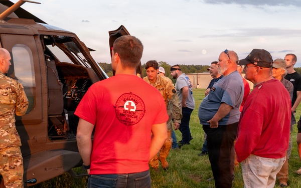 Pa. National Guard conducts helicopter orientation for emergency responders