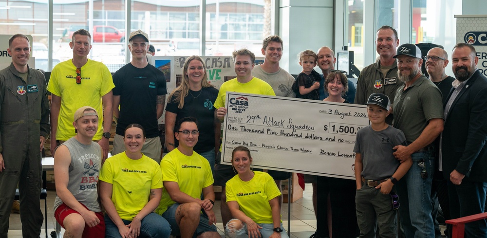 Holloman Airmen participate in the 2026 Casa Big Give