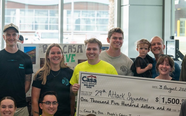 Holloman Airmen participate in the 2026 Casa Big Give