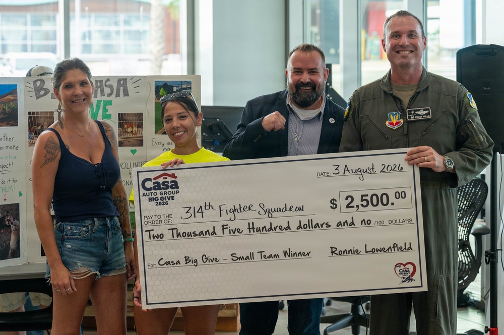 Holloman Airmen participate in the 2026 Casa Big Give