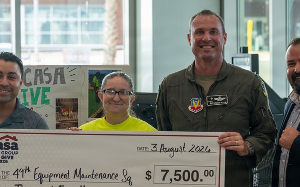 Holloman Airmen participate in the 2026 Casa Big Give