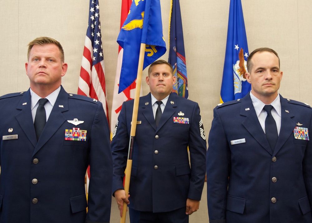 Lt. Col. Searles Assumes Command of the 224th Support Squadron