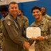 Naval Air Station Jacksonville Commanding Officer Capt. Ryan Dexter presented awards to our Sailors and civilians at Command quarters