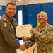 Naval Air Station Jacksonville Commanding Officer Capt. Ryan Dexter presented awards to our Sailors and civilians at Command quarters
