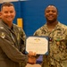 Naval Air Station Jacksonville Commanding Officer Capt. Ryan Dexter presented awards to our Sailors and civilians at Command quarters