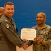 Naval Air Station Jacksonville Commanding Officer Capt. Ryan Dexter presented awards to our Sailors and civilians at Command quarters