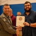 Naval Air Station Jacksonville Commanding Officer Capt. Ryan Dexter presented awards to our Sailors and civilians at Command quarters