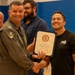 Naval Air Station Jacksonville Commanding Officer Capt. Ryan Dexter presented awards to our Sailors and civilians at Command quarters