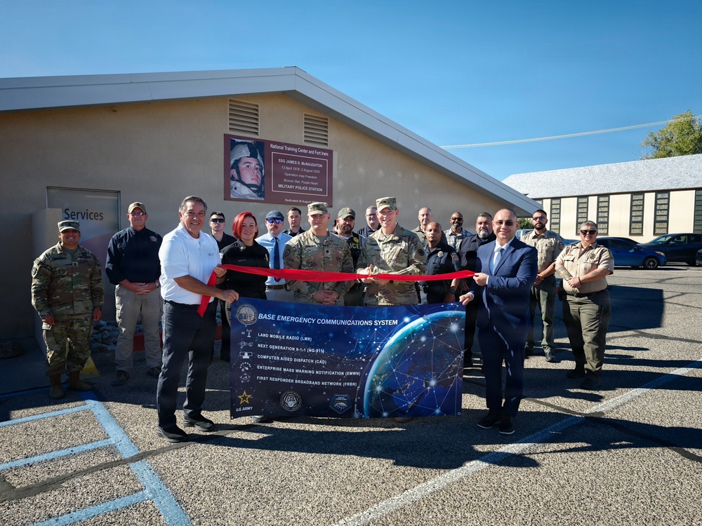 Product Director Base Emergency Communications System (PD BECS) Ribbon Cutting