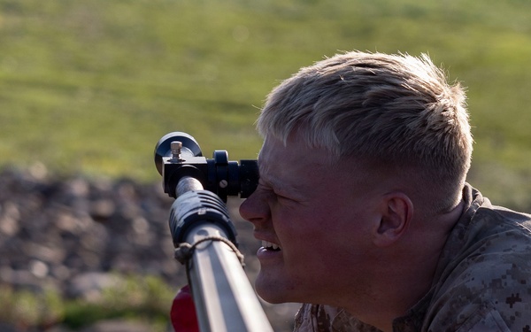 U.S. Marines with 1st LAR complete weapons handling test during Coral-Balmoral Cup