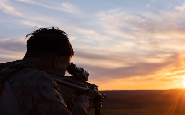U.S. Marines with 1st LAR complete weapons handling test during Coral-Balmoral Cup