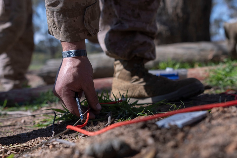 U.S. Marines with 1st LAR, 4th LAR prepare for the Coral-Balmoral Cup