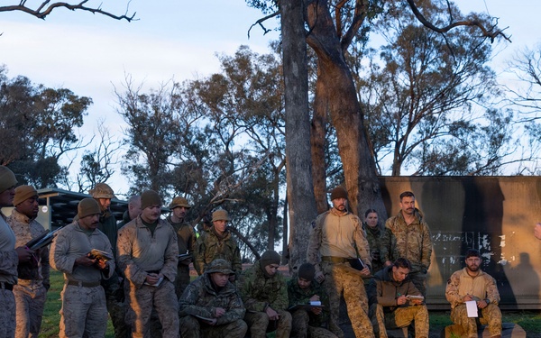 U.S. Marines with 1st LAR participate in live-fire exercise during the Coral-Balmoral Cup