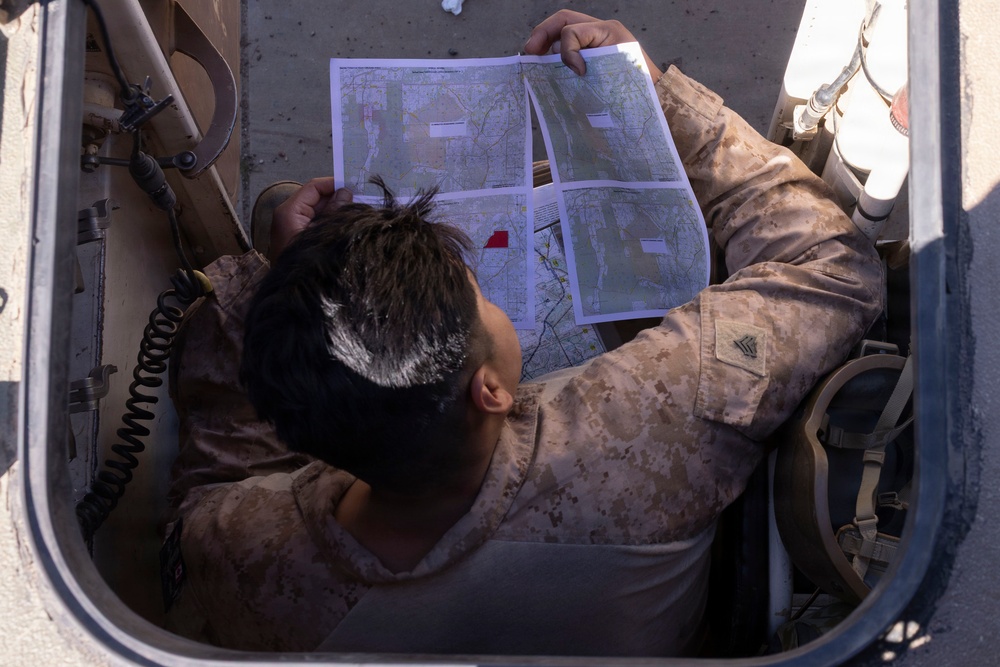 U.S. Marines with 1st LAR participate in Tiger Chase event during the Coral-Balmoral Cup