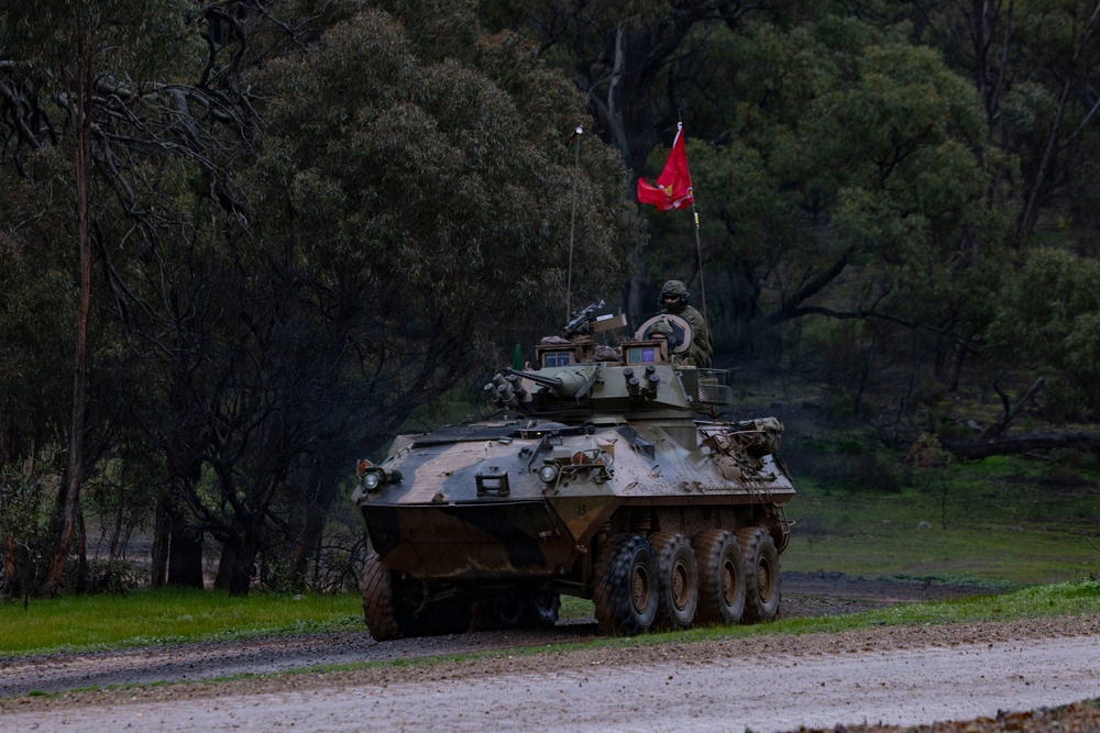 U.S. Marines with 1st LAR, 4th LAR participate in High Noon event during the Coral-Balmoral Cup