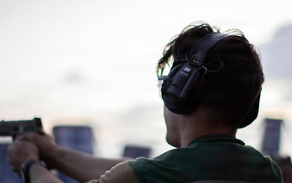 Abraham Lincoln Conducts Small-Arms Live-Fire Exercise