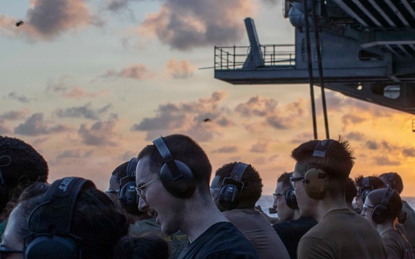 Abraham Lincoln Conducts Small-Arms Live-Fire Exercise
