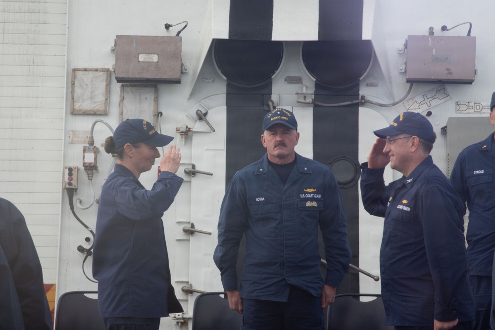 Coast Guard Cutter Stratton Holds Change of Command