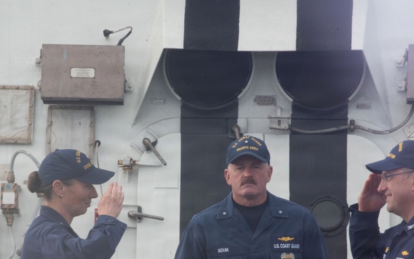 Coast Guard Cutter Stratton Holds Change of Command