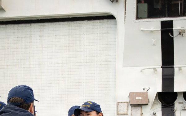 Coast Guard Cutter Stratton Holds Change of Command