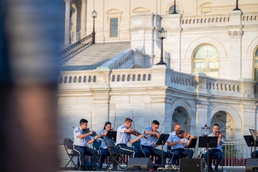 U.S. Air Force Band performs at U.S. Capitol