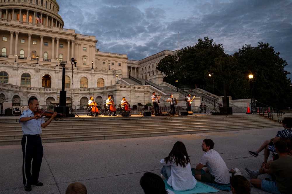U.S. Air Force Band performs at U.S. Capitol