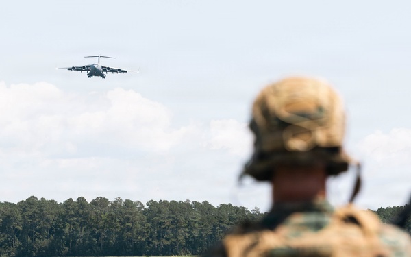 C-17 Globemaster III Lands on Camp Davis South Airfield
