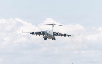 C-17 Globemaster III Lands on Camp Davis South Airfield