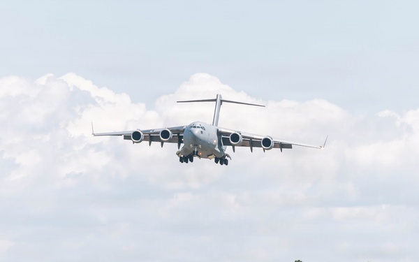 C-17 Globemaster III Lands on Camp Davis South Airfield