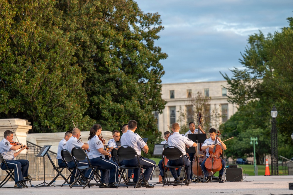 U.S. Air Force Band performs at U.S. Capitol