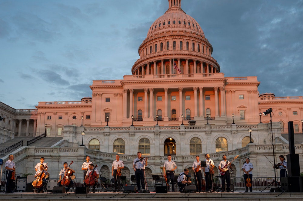 U.S. Air Force Band performs at U.S. Capitol