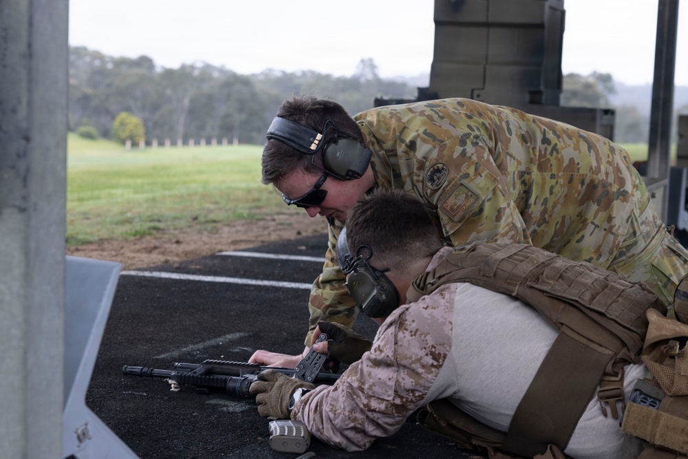 U.S. Marines with 1st LAR., 4th LAR participate in live-fire range during the Coral-Balmoral Cup