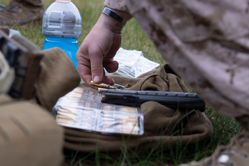 U.S. Marines with 1st LAR., 4th LAR participate in live-fire range during the Coral-Balmoral Cup
