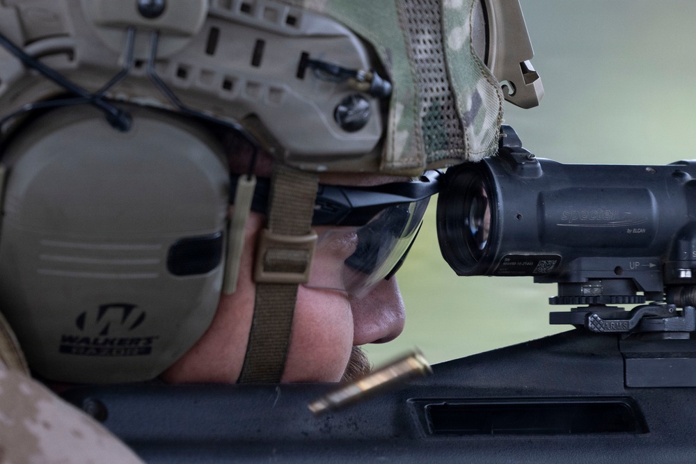 U.S. Marines with 1st LAR., 4th LAR participate in live-fire range during the Coral-Balmoral Cup