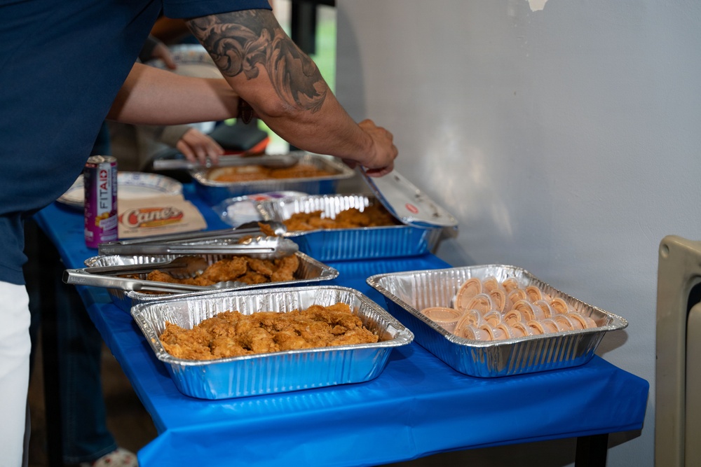 First Sergeants host monthly dorm dinner at JBA