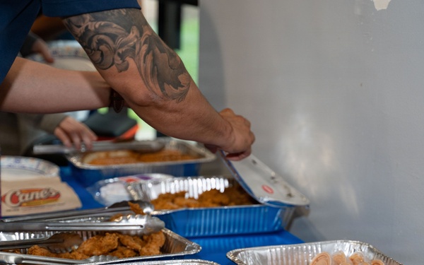 First Sergeants host monthly dorm dinner at JBA