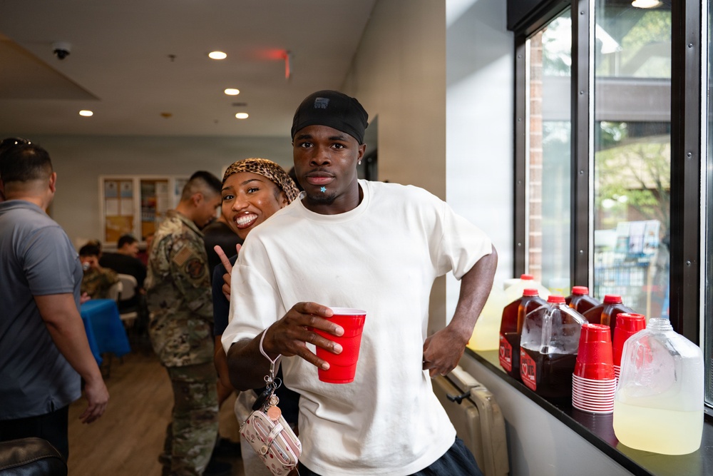 First Sergeants host monthly dorm dinner at JBA