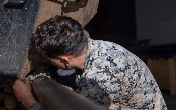 U.S. Marines with 1st LAR participate in ground guiding event during the Coral-Balmoral Cup