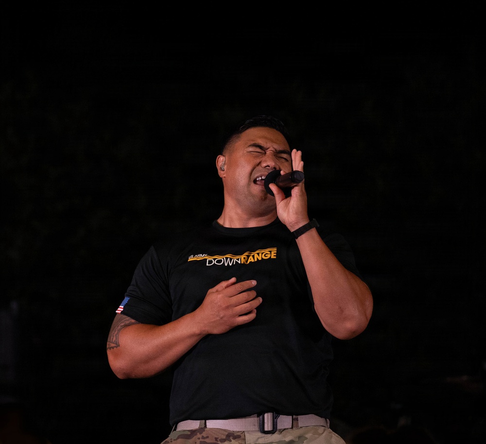 Downrange performs at Rock the Block