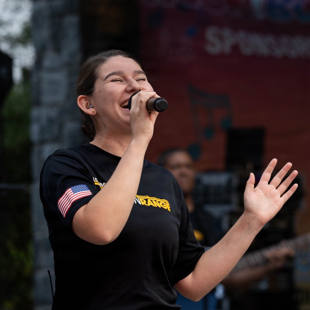 Downrange performs at Rock the Block